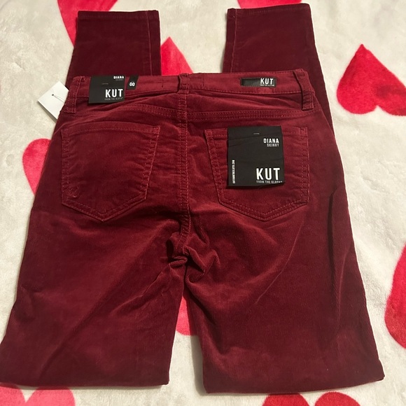 NWT Kut From The Kloth Women's Diana High Rise Fab Ab Skinny Corduroy Pants - Picture 5 of 15